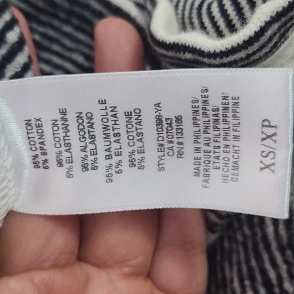 Anthropologie Eri + Ali Sabori Striped Textured Sweater XS - Picture 5 of 6